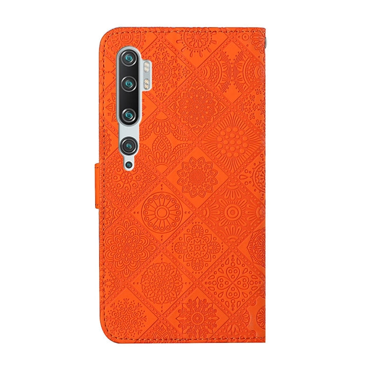 For Xiaomi Mi Note 10 / 10 Pro Ethnic Style Embossed Pattern Horizontal Flip Leather Case with Holder & Card Slots & Wallet & Lanyard