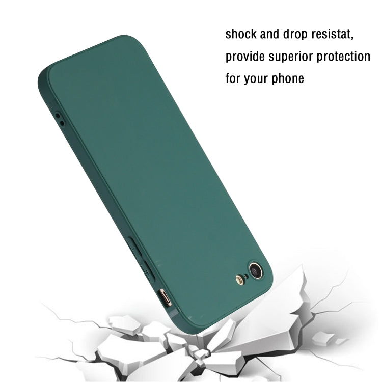 Straight Edge Solid Color TPU Shockproof Case For iPhone 6
