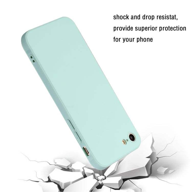 Straight Edge Solid Color TPU Shockproof Case For iPhone 6