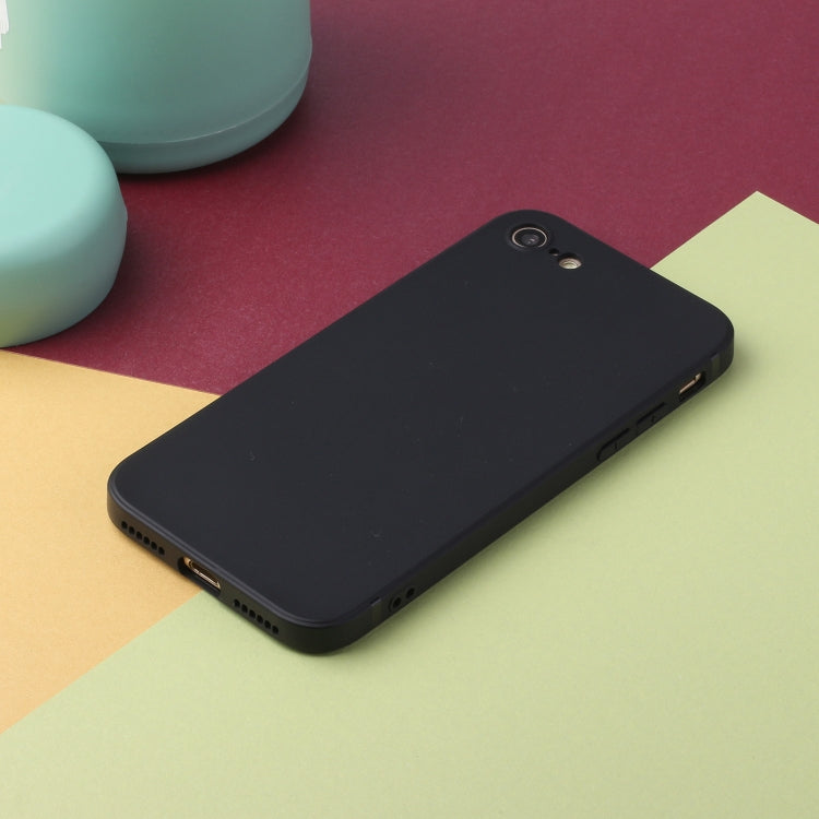 Straight Edge Solid Color TPU Shockproof Case For iPhone 6