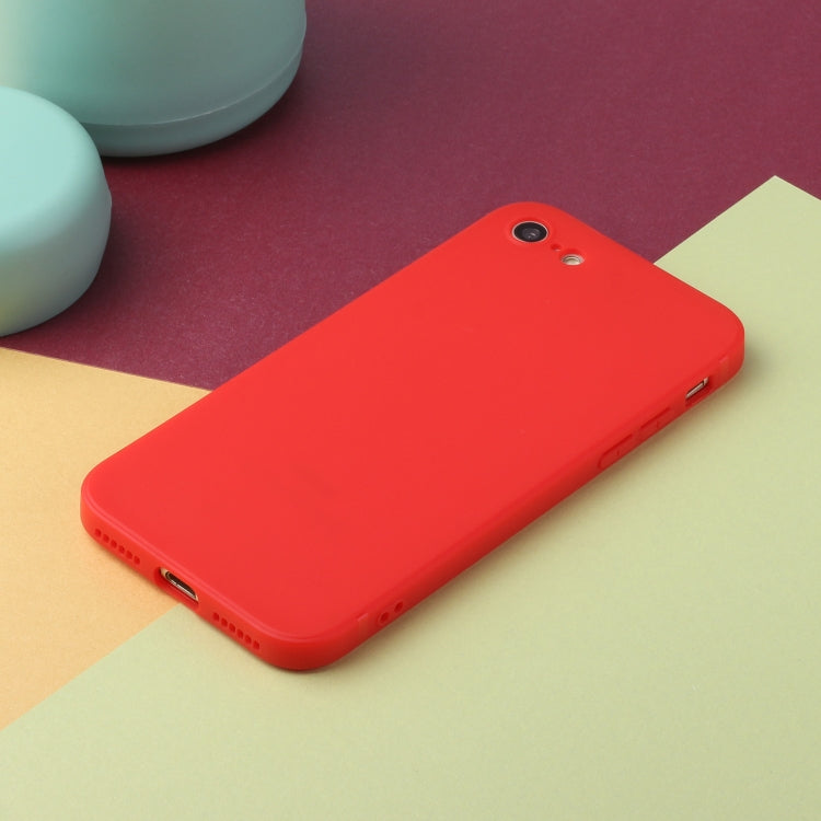Straight Edge Solid Color TPU Shockproof Case For iPhone 6