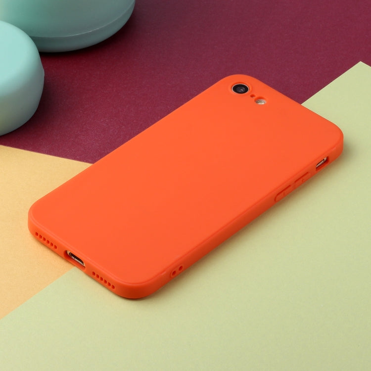 Straight Edge Solid Color TPU Shockproof Case For iPhone 6