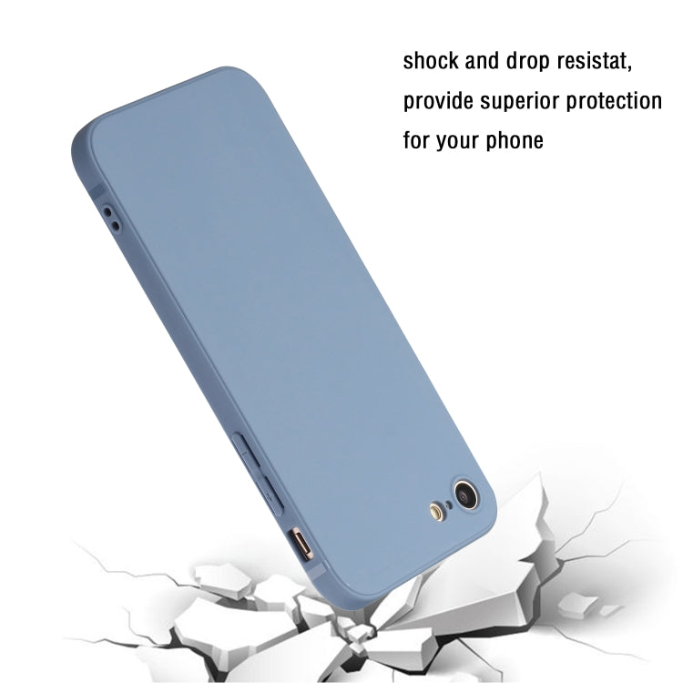 Straight Edge Solid Color TPU Shockproof Case For iPhone 6