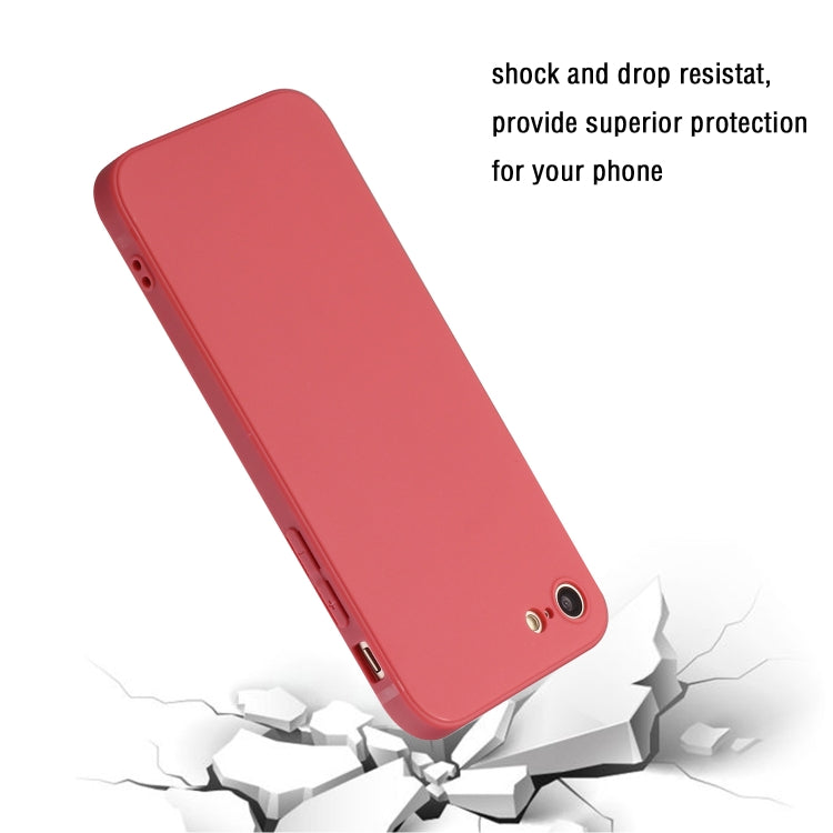 Straight Edge Solid Color TPU Shockproof Case For iPhone 6