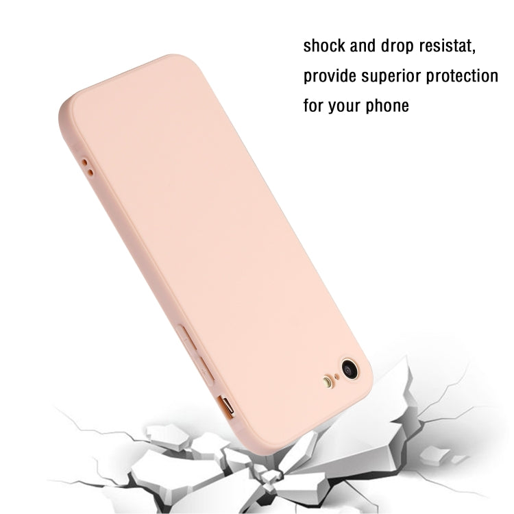 Straight Edge Solid Color TPU Shockproof Case For iPhone 6