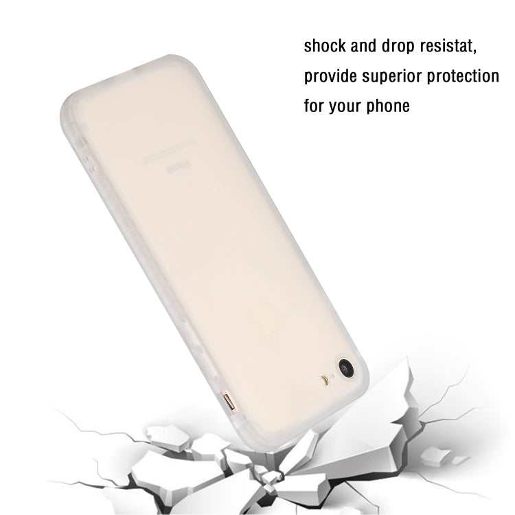 Straight Edge Solid Color TPU Shockproof Case For iPhone 6
