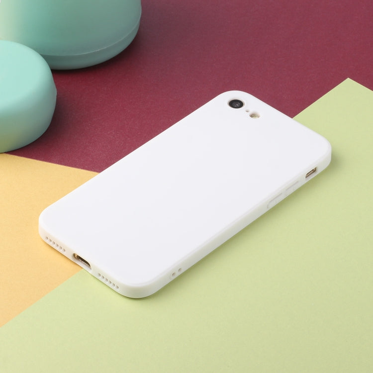 Straight Edge Solid Color TPU Shockproof Case For iPhone 6