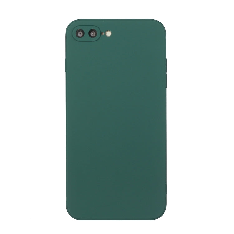 Straight Edge Solid Color TPU Shockproof Case For iPhone 7 Plus / 8 Plus