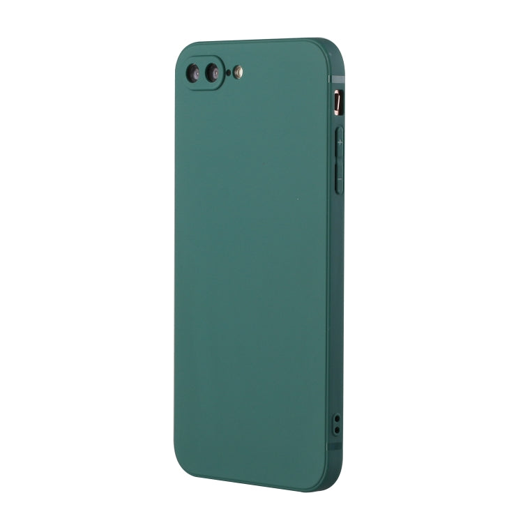 Straight Edge Solid Color TPU Shockproof Case For iPhone 7 Plus / 8 Plus