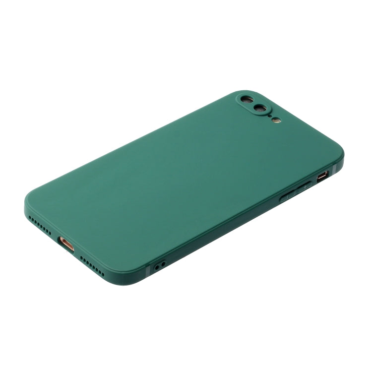 Straight Edge Solid Color TPU Shockproof Case For iPhone 7 Plus / 8 Plus