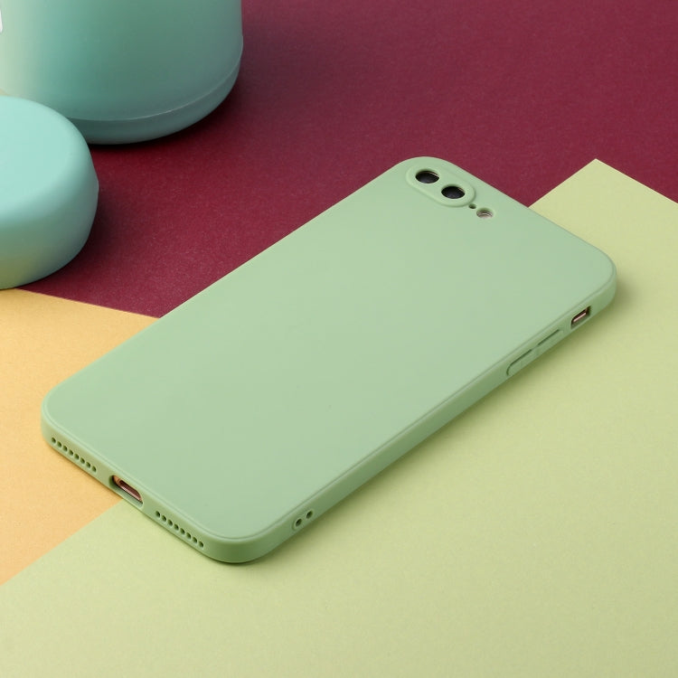 Straight Edge Solid Color TPU Shockproof Case For iPhone 7 Plus / 8 Plus