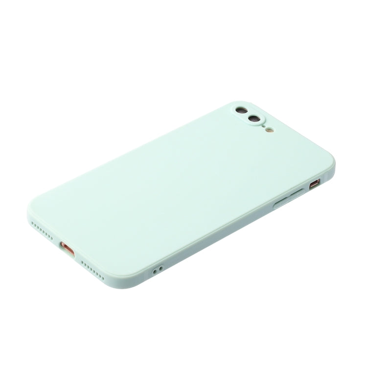 Straight Edge Solid Color TPU Shockproof Case For iPhone 7 Plus / 8 Plus