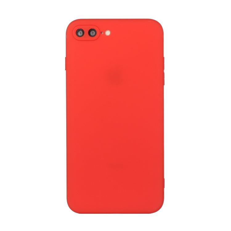 Straight Edge Solid Color TPU Shockproof Case For iPhone 7 Plus / 8 Plus