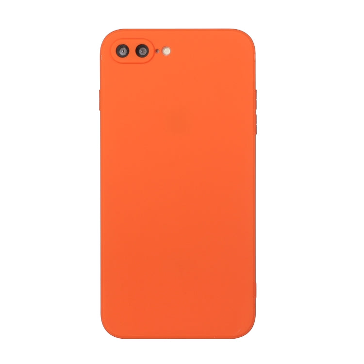 Straight Edge Solid Color TPU Shockproof Case For iPhone 7 Plus / 8 Plus