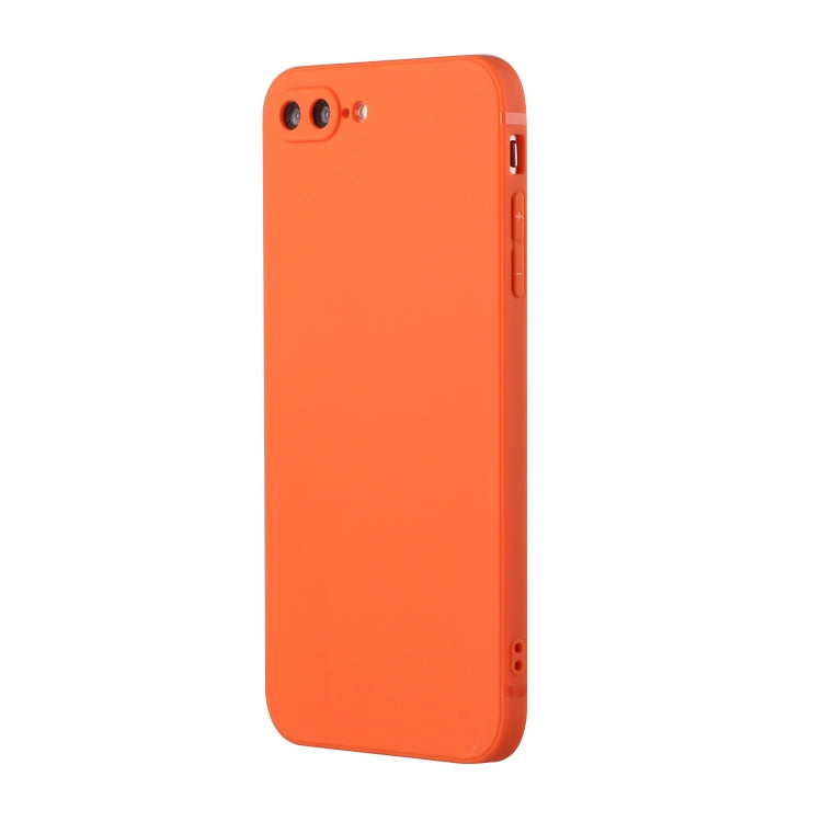 Straight Edge Solid Color TPU Shockproof Case For iPhone 7 Plus / 8 Plus