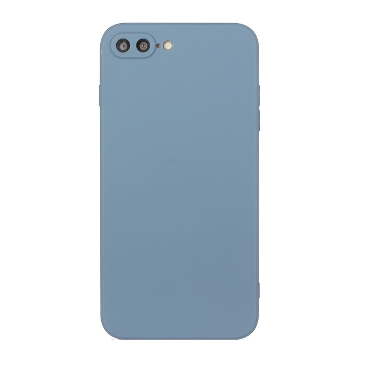 Straight Edge Solid Color TPU Shockproof Case For iPhone 7 Plus / 8 Plus