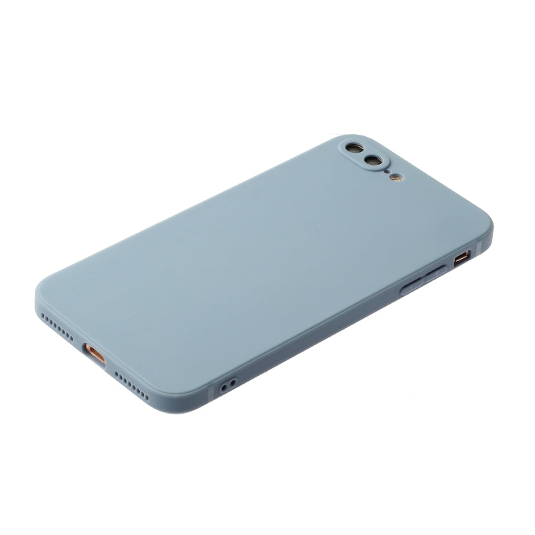 Straight Edge Solid Color TPU Shockproof Case For iPhone 7 Plus / 8 Plus