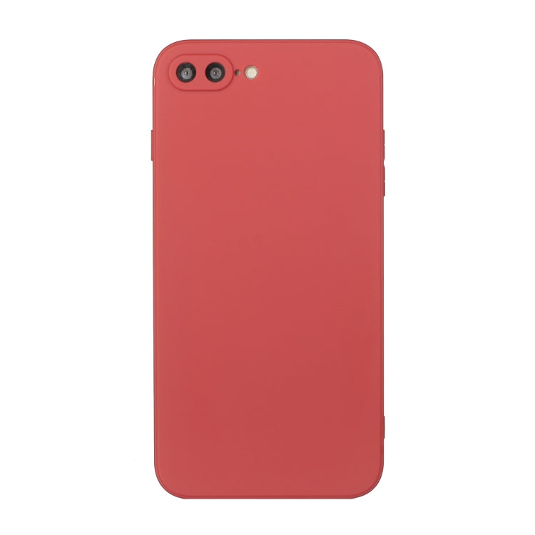 Straight Edge Solid Color TPU Shockproof Case For iPhone 7 Plus / 8 Plus