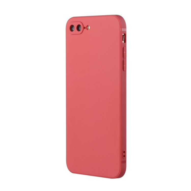 Straight Edge Solid Color TPU Shockproof Case For iPhone 7 Plus / 8 Plus