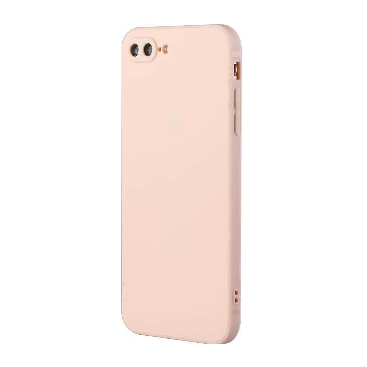Straight Edge Solid Color TPU Shockproof Case For iPhone 7 Plus / 8 Plus