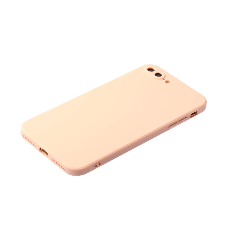 Straight Edge Solid Color TPU Shockproof Case For iPhone 7 Plus / 8 Plus