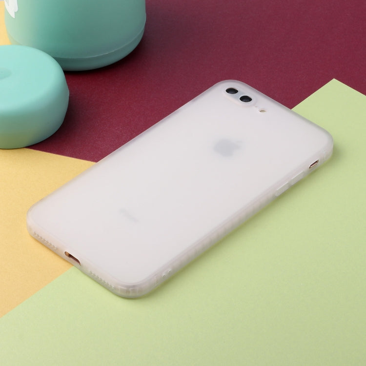 Straight Edge Solid Color TPU Shockproof Case For iPhone 7 Plus / 8 Plus