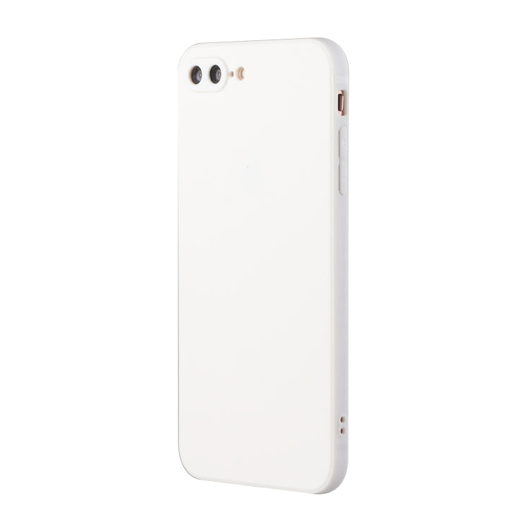 Straight Edge Solid Color TPU Shockproof Case For iPhone 7 Plus / 8 Plus