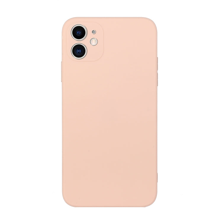 For iPhone 11 Straight Edge Solid Color TPU Shockproof Case