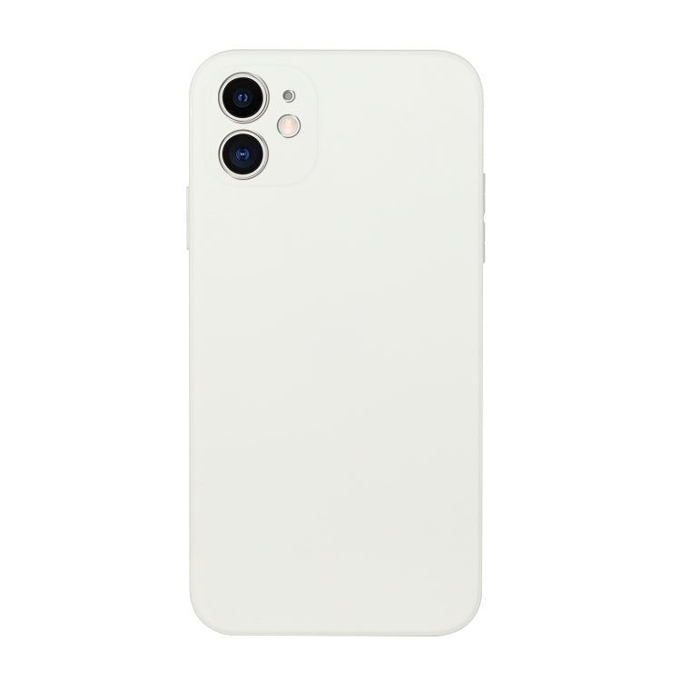 For iPhone 11 Straight Edge Solid Color TPU Shockproof Case