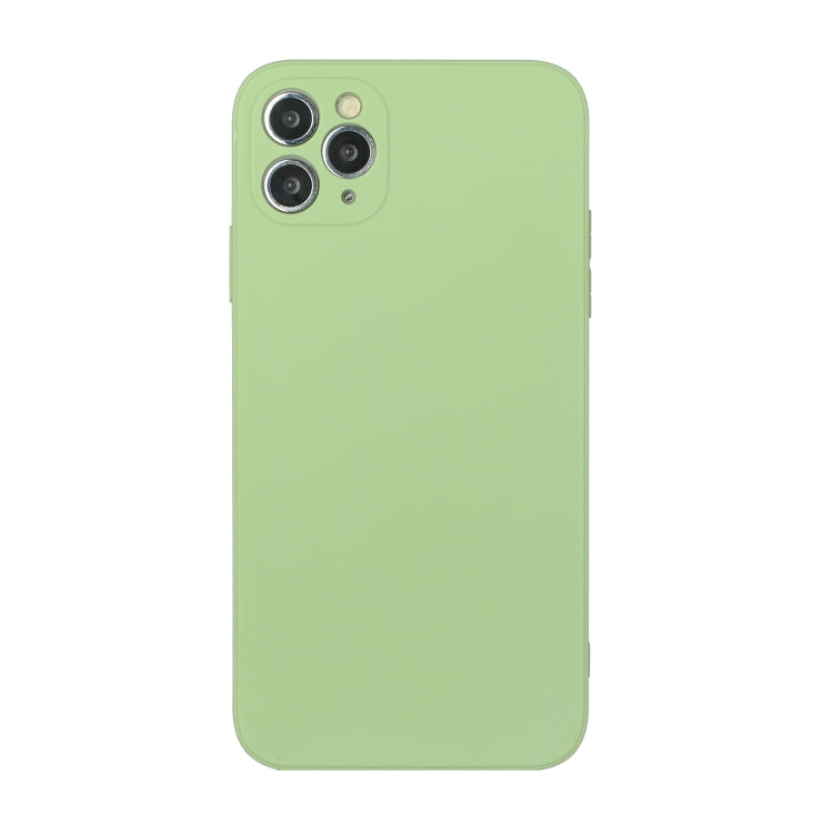 For iPhone 11 Pro Straight Edge Solid Color TPU Shockproof Case