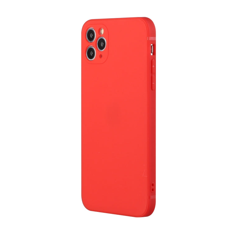 For iPhone 11 Pro Straight Edge Solid Color TPU Shockproof Case