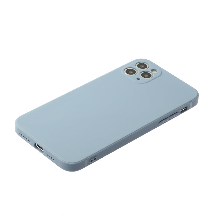 For iPhone 11 Pro Straight Edge Solid Color TPU Shockproof Case