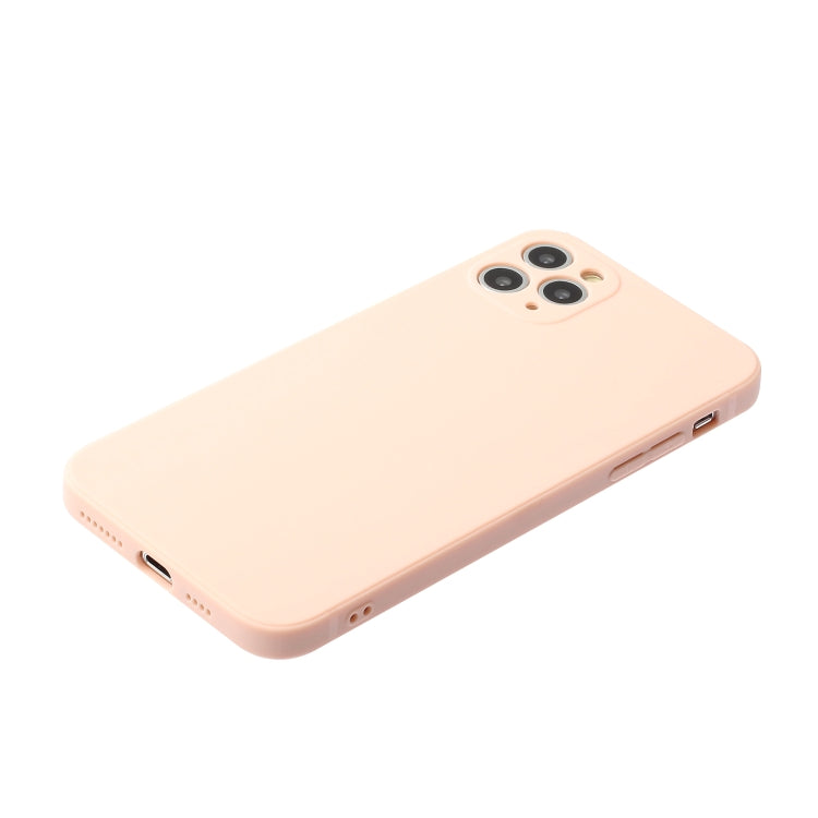 For iPhone 11 Pro Straight Edge Solid Color TPU Shockproof Case