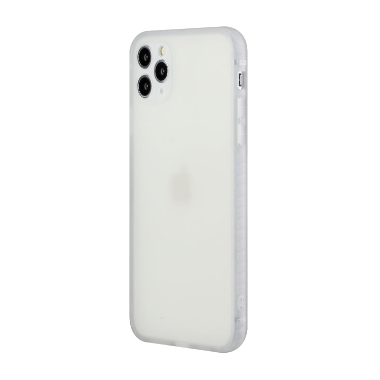 For iPhone 11 Pro Straight Edge Solid Color TPU Shockproof Case