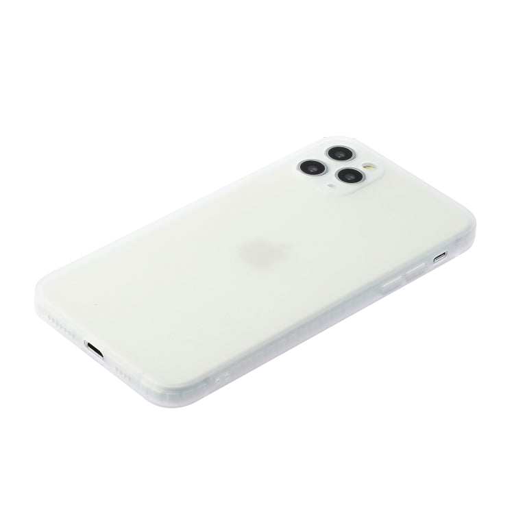 For iPhone 11 Pro Straight Edge Solid Color TPU Shockproof Case