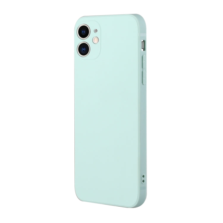 For iPhone 12 mini Straight Edge Solid Color TPU Shockproof Case