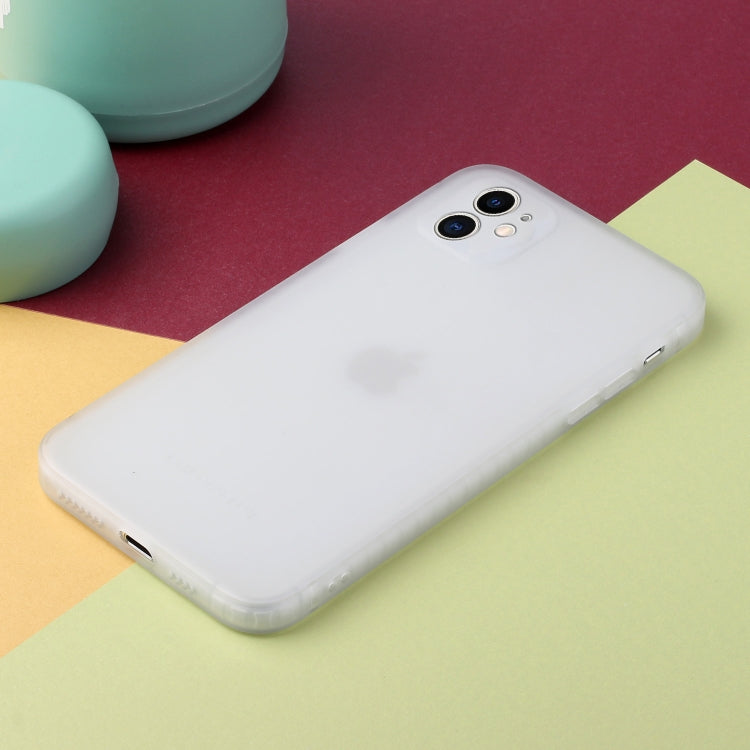 For iPhone 12 mini Straight Edge Solid Color TPU Shockproof Case