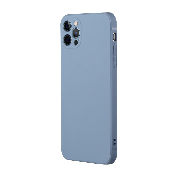 For iPhone 12 Pro Straight Edge Solid Color TPU Shockproof Case