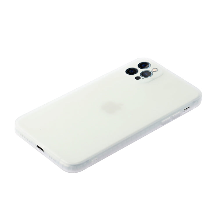 For iPhone 12 Pro Straight Edge Solid Color TPU Shockproof Case
