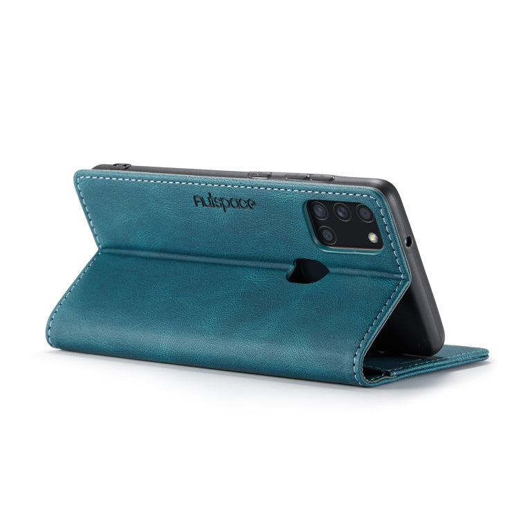 For Samsung Galaxy A21s AutSpace A01 Retro Skin-feel Crazy Horse Texture Horizontal Flip Leather Case with Holder & Card Slots & Wallet & RFID