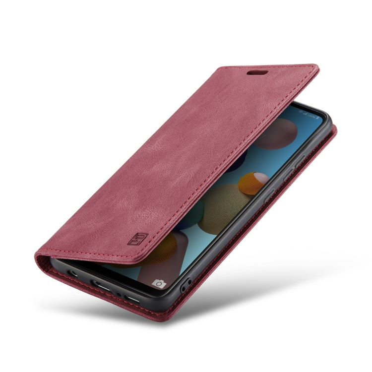 For Samsung Galaxy A21s AutSpace A01 Retro Skin-feel Crazy Horse Texture Horizontal Flip Leather Case with Holder & Card Slots & Wallet & RFID