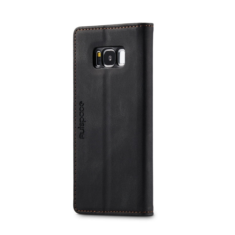 For Samsung Galaxy S8 AutSpace A01 Retro Skin-feel Crazy Horse Texture Horizontal Flip Leather Case with Holder & Card Slots & Wallet & RFID