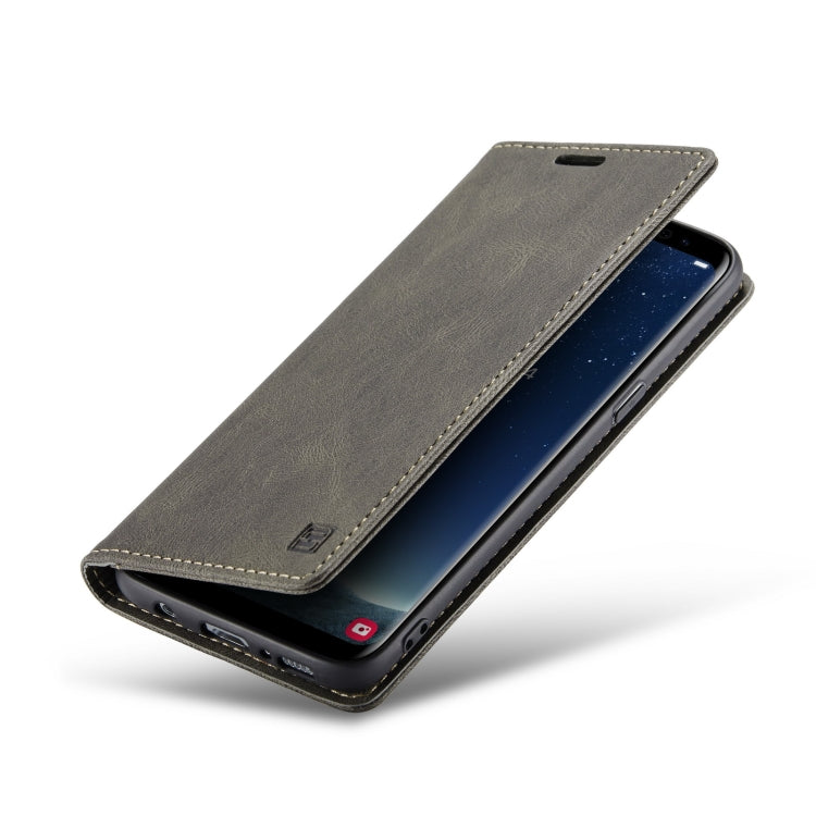 For Samsung Galaxy S8 AutSpace A01 Retro Skin-feel Crazy Horse Texture Horizontal Flip Leather Case with Holder & Card Slots & Wallet & RFID