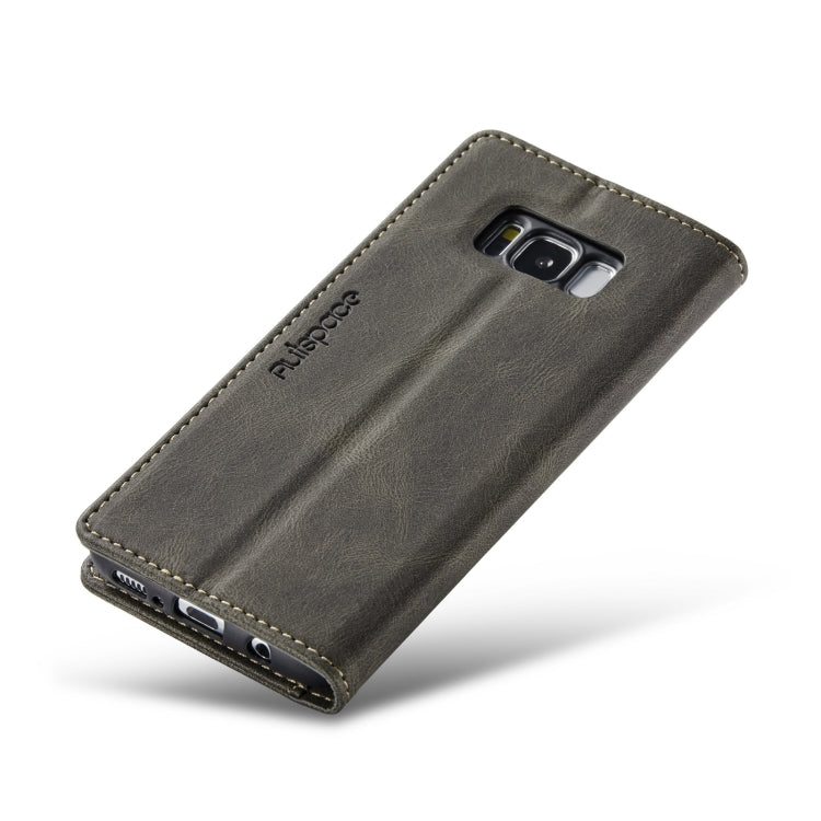 For Samsung Galaxy S8 AutSpace A01 Retro Skin-feel Crazy Horse Texture Horizontal Flip Leather Case with Holder & Card Slots & Wallet & RFID