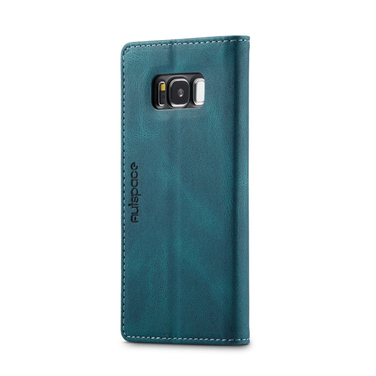For Samsung Galaxy S8 AutSpace A01 Retro Skin-feel Crazy Horse Texture Horizontal Flip Leather Case with Holder & Card Slots & Wallet & RFID