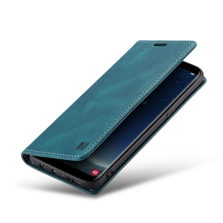 For Samsung Galaxy S8 AutSpace A01 Retro Skin-feel Crazy Horse Texture Horizontal Flip Leather Case with Holder & Card Slots & Wallet & RFID