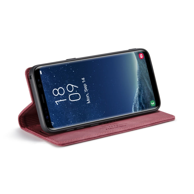 For Samsung Galaxy S8 AutSpace A01 Retro Skin-feel Crazy Horse Texture Horizontal Flip Leather Case with Holder & Card Slots & Wallet & RFID