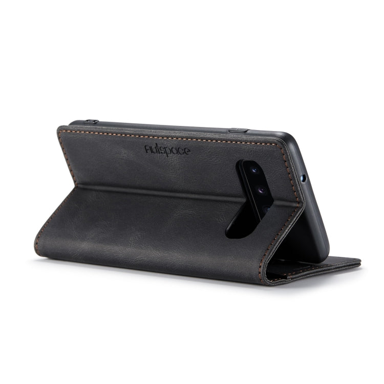 For Samsung Galaxy S10 AutSpace A01 Retro Skin-feel Crazy Horse Texture Horizontal Flip Leather Case with Holder & Card Slots & Wallet & RFID