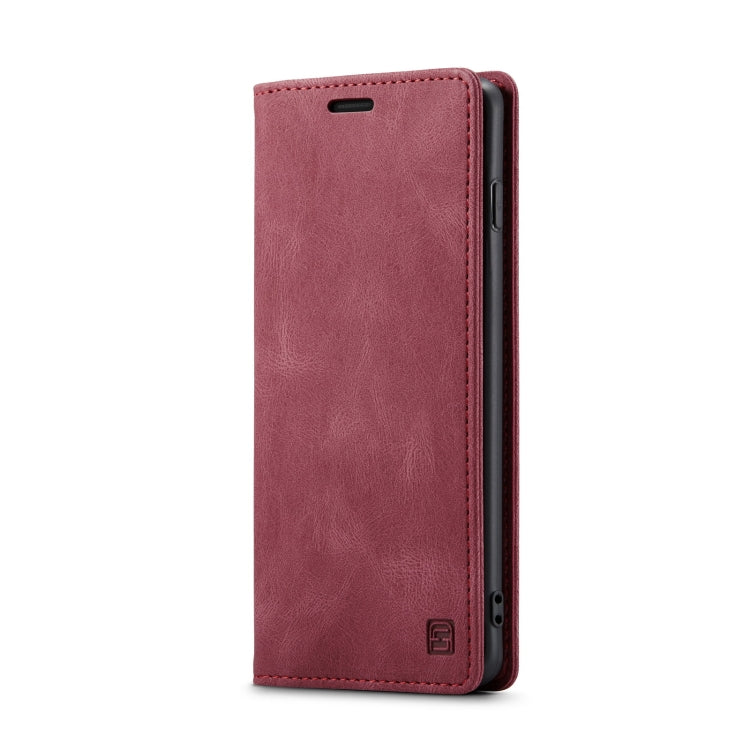 For Samsung Galaxy S10 AutSpace A01 Retro Skin-feel Crazy Horse Texture Horizontal Flip Leather Case with Holder & Card Slots & Wallet & RFID