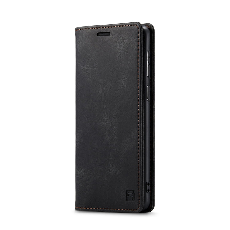 For Samsung Galaxy A71 AutSpace A01 Retro Skin-feel Crazy Horse Texture Horizontal Flip Leather Case with Holder & Card Slots & Wallet & RFID
